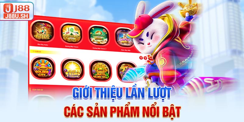 Giới thiệu lần lượt các sản phẩm nổi bật